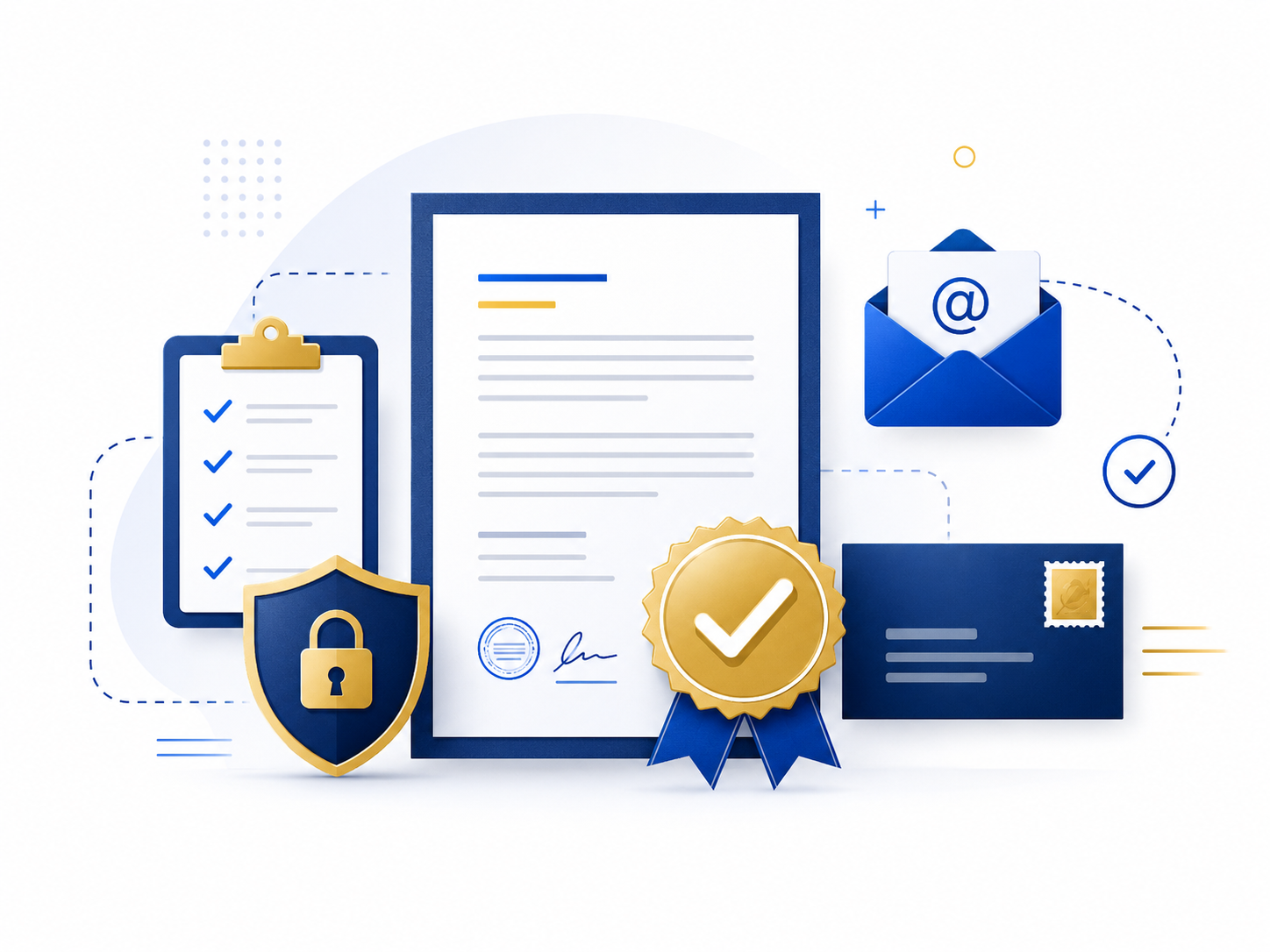 Quality-checked translation with secure digital and postal delivery